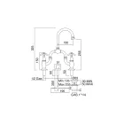 Vintage Mixer Group för Bridge Basin i Mässing Made in Italy - Klarisa Viadurini