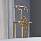 Golvstående badkarsenhet med handdusch och flexibel slang Made in Italy - Milano Viadurini