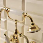 Badkarsgrupp i mässing i vintagestil tillverkad i Italien - Katerina Viadurini