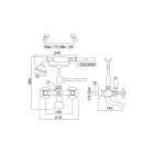 Badkarsgrupp i mässing i vintagestil tillverkad i Italien - Katerina Viadurini