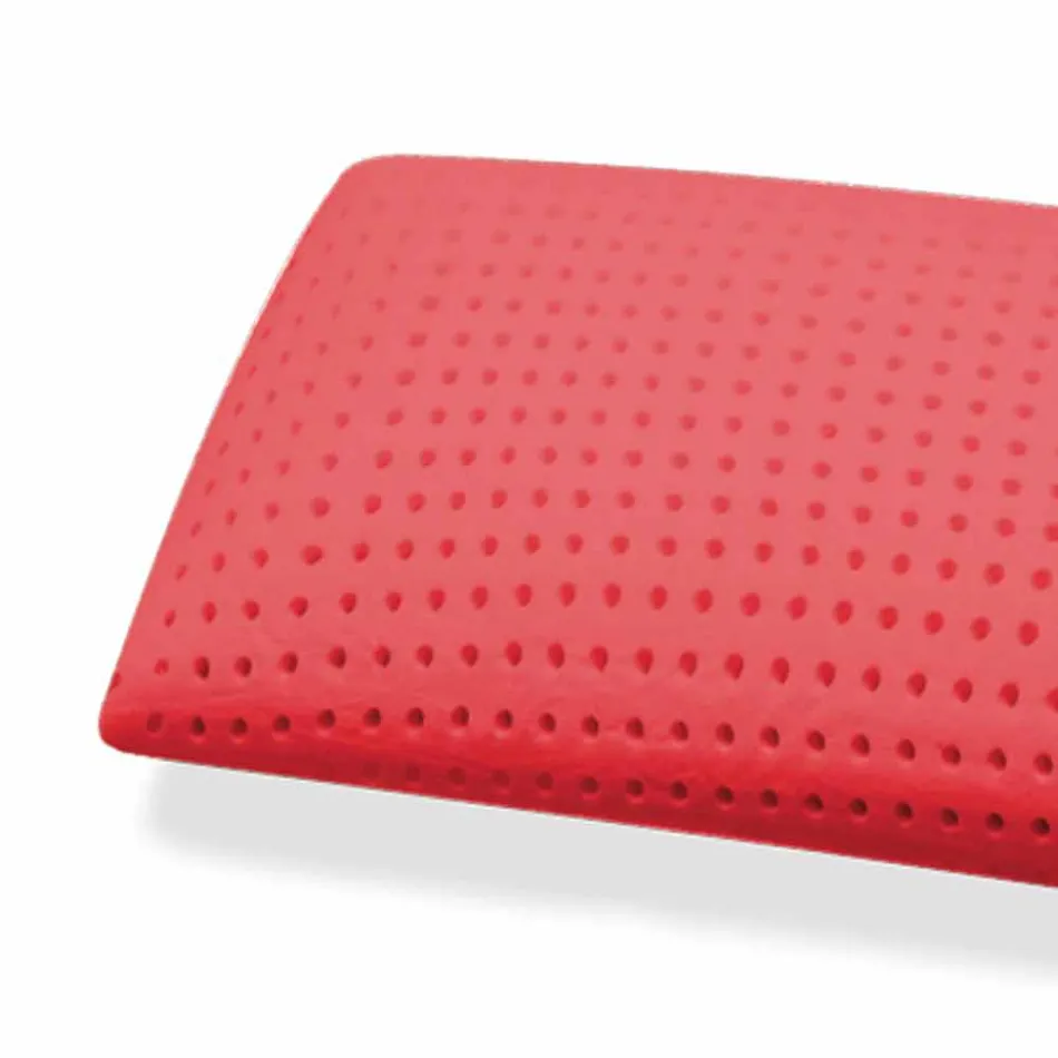 Kudde i perforerat minne Ginseng 15 cm hög Tillverkad i Italien - Calais Viadurini