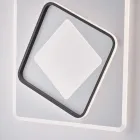 Designerbelysning i glas och metall, tillverkad i Italien för skapande - Lupus Viadurini