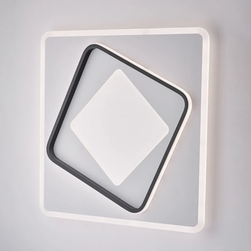 Designerbelysning i glas och metall, tillverkad i Italien för skapande - Lupus Viadurini