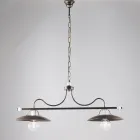 Italienskt tillverkad glas- och metallbelysning för eleganta utrymmen – Equinozio Viadurini