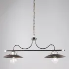 Italienskt tillverkad glas- och metallbelysning för eleganta utrymmen – Equinozio Viadurini