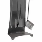 Uppsättning av 4 tillverkade i Italien Design stål eldstadsverktyg - Chandler Viadurini