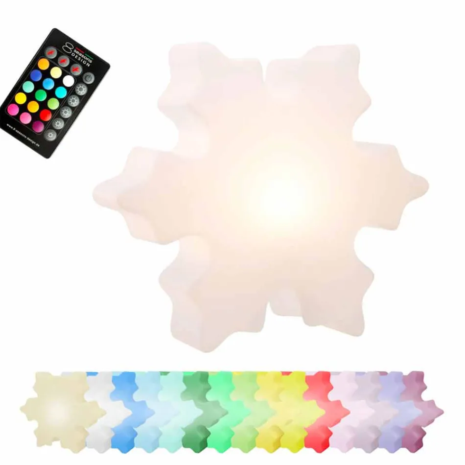 Ledlampa, Solar eller E27 Crystal Design för inomhus eller utomhus - Nevestar Viadurini