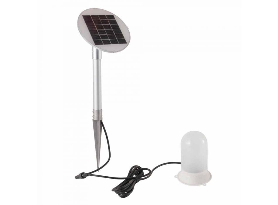 Ledlampa, Solar eller E27 Crystal Design för inomhus eller utomhus - Nevestar Viadurini