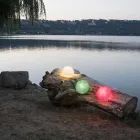 Utomhuslampa In-es.artdesign Knapp Ut i färgad nebulit Viadurini