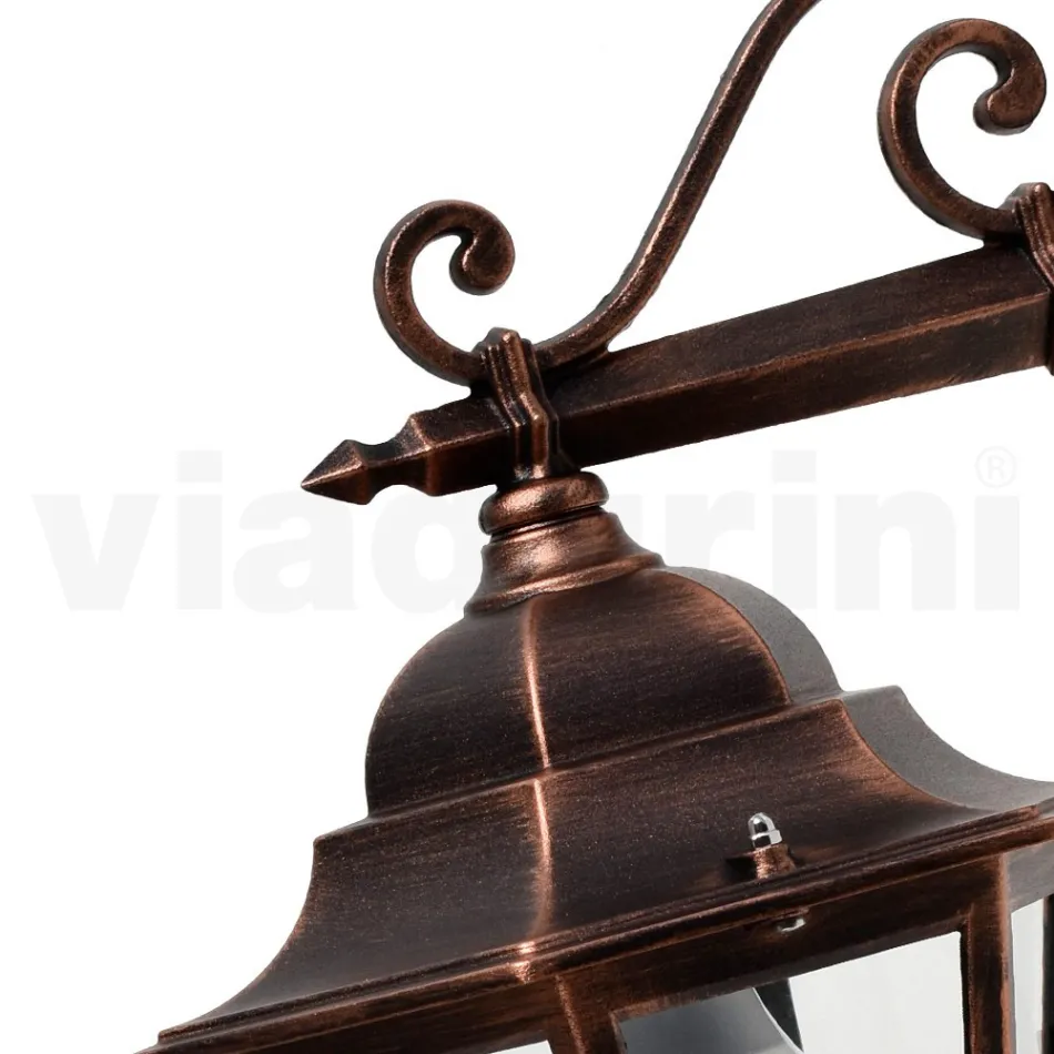 Trädgårdsvägglampa i pressgjuten aluminium Tillverkad i Italien - Pinako Viadurini