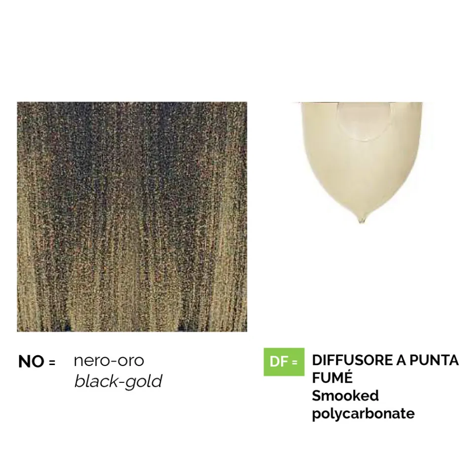 Trädgårdsvägglampa i pressgjuten aluminium tillverkad i Italien, Anusca Viadurini