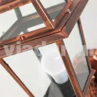 Kristel, en aluminiumslampa i trädgården i Italien Viadurini