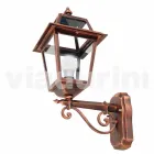 Kristel, en aluminiumslampa i trädgården i Italien Viadurini