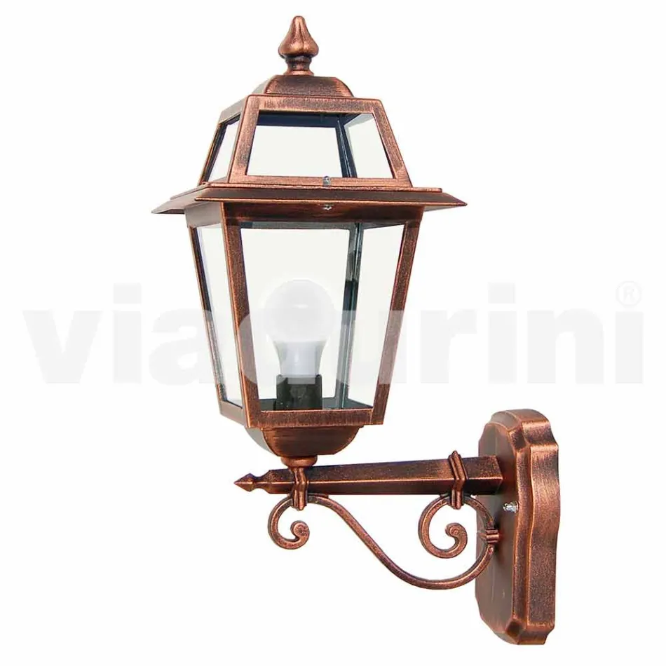 Kristel, en aluminiumslampa i trädgården i Italien Viadurini