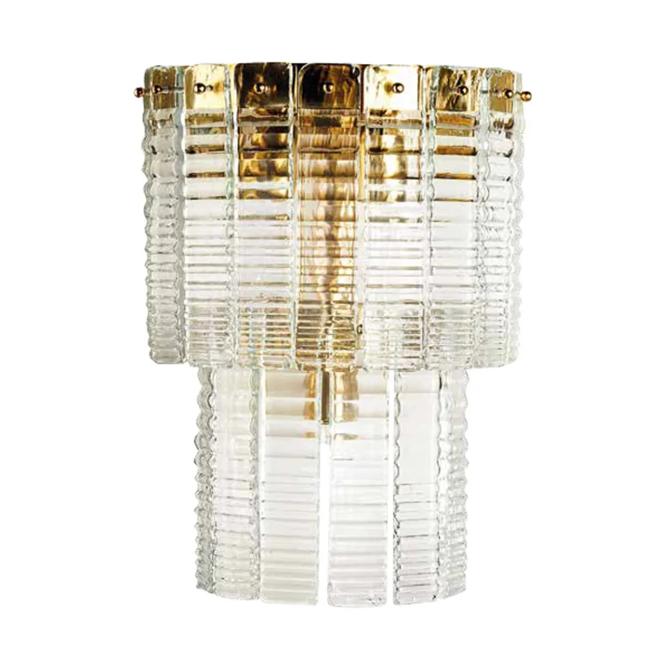 Modern vägglampa i lyxigt handgjort glas tillverkat i Italien - Valadier Viadurini