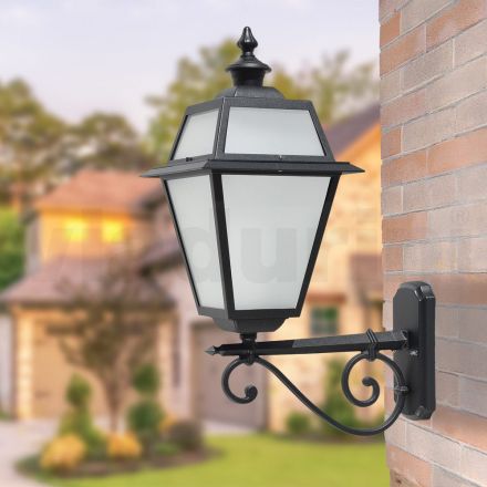 Utomhusvägglampa i aluminium tillverkad i Italien Vintage - Vivian Viadurini