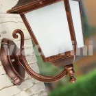 Trädgårdsvägglampa i aluminium tillverkad i Italien, Aquilina Viadurini