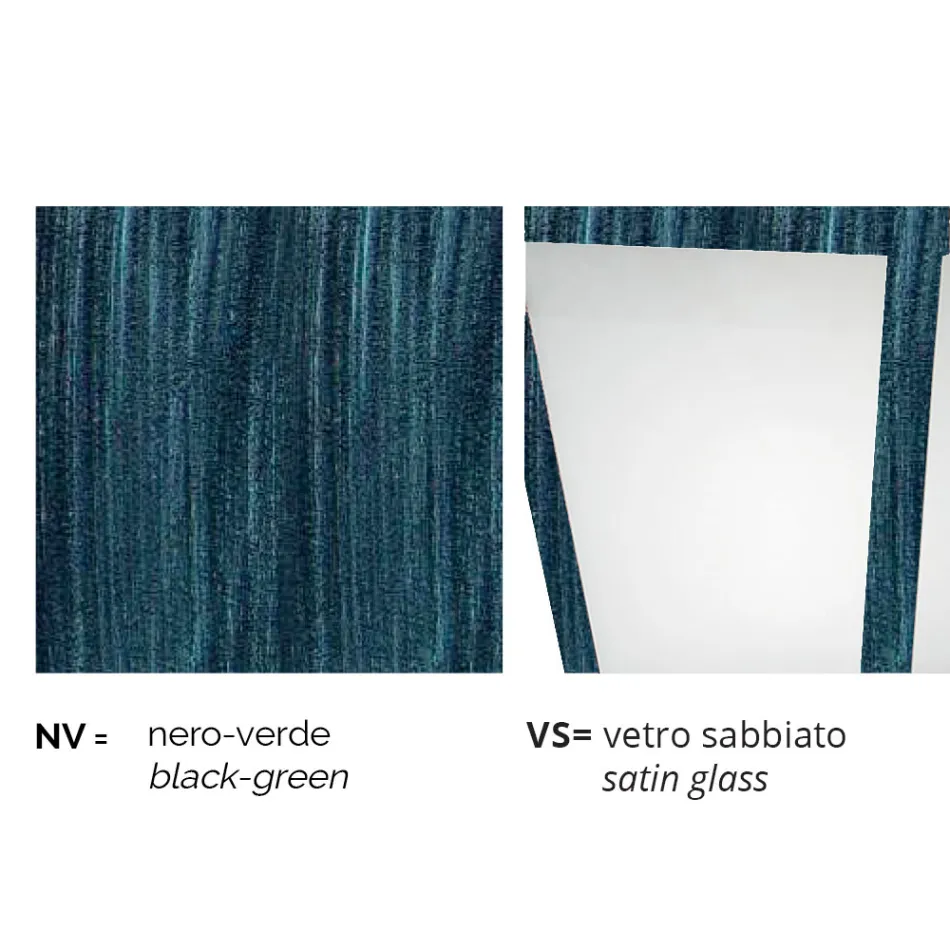 Trädgårdsvägglampa i aluminium tillverkad i Italien, Aquilina Viadurini