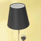 Design golvlampa i stål, ask och mässing tillverkad i Italien - Pitulla Viadurini