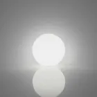 Glob sfär / bordslampa Slide Globo vit ljus tillverkad i Italien Viadurini