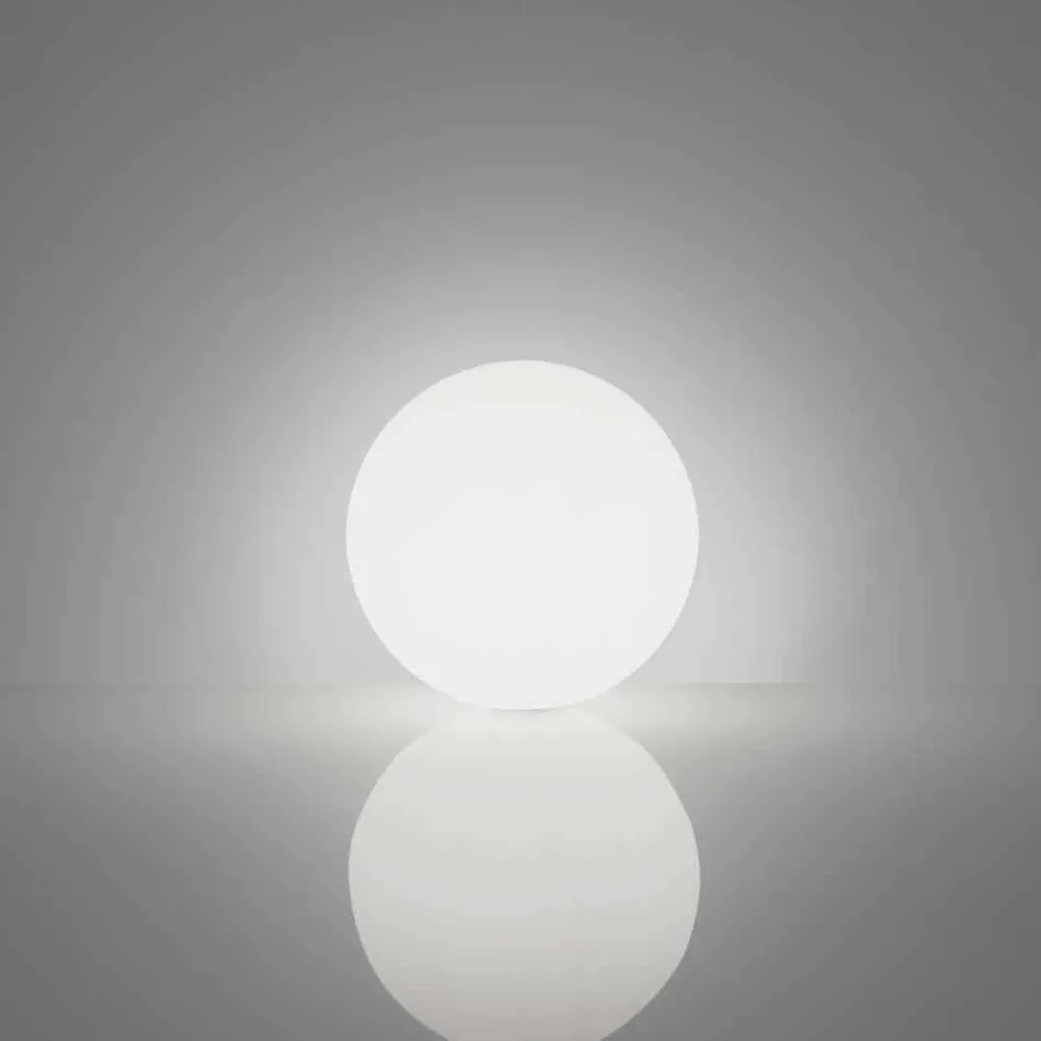 Glob sfär / bordslampa Slide Globo vit ljus tillverkad i Italien Viadurini