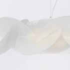 Lampa 3 lyser moderna suspension i 90 cm diameter metakrylat Leda Viadurini