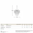 taklampa 30 glas upp och Sauvignon Viadurini