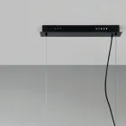 Hänglampa med 6 lampor i metall och modernt blåst glas - Birga Viadurini