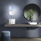 Handgjord upphängningslampa i blåst Venedigglas - Jupiter Viadurini