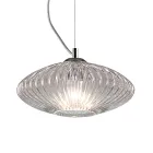 Handgjord blåst glasupphängningslampa i Venedig - Dafne Viadurini