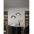 Handgjord blåst glasupphängningslampa i Venedig - Dafne Viadurini