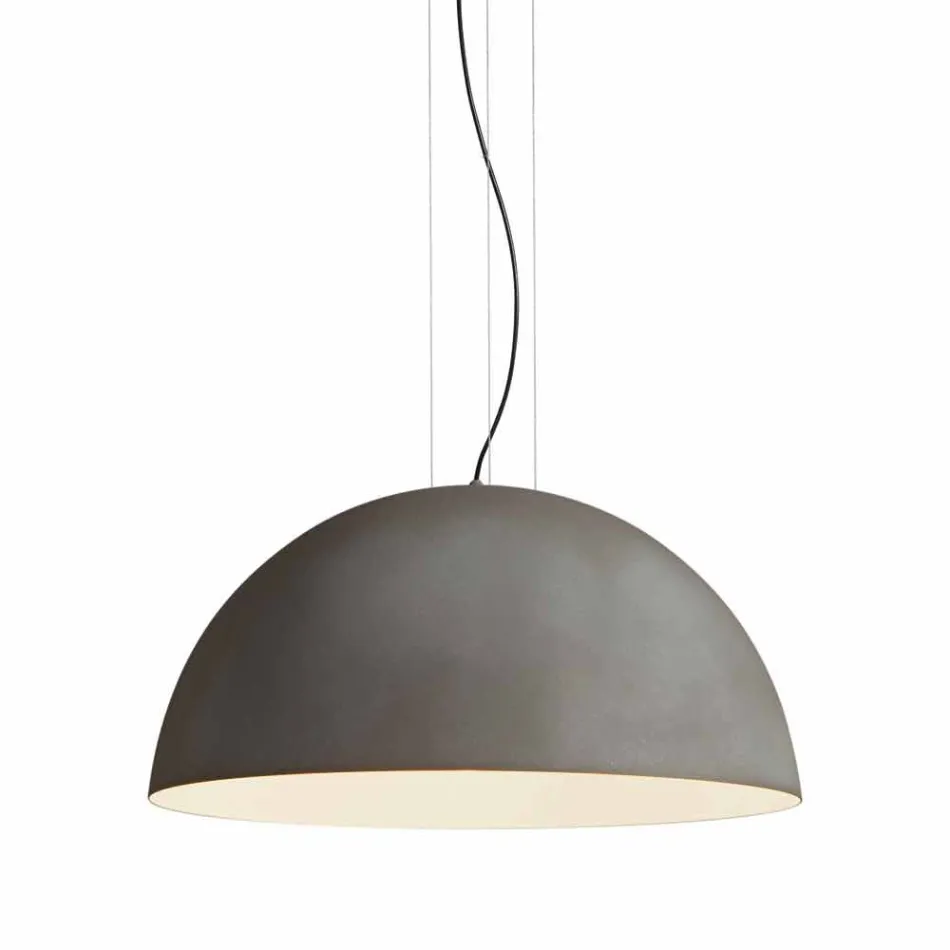 Lampa bicolor suspensions stål, Ø60xh.30xL.cavo100cm, Tara Viadurini