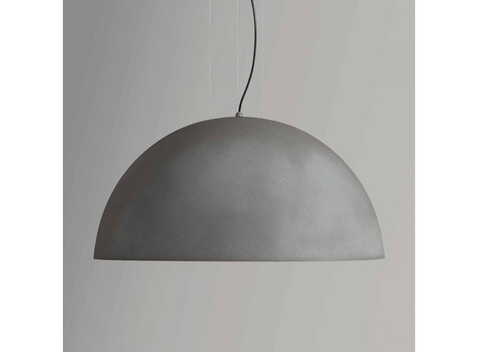Lampa bicolor suspensions stål, Ø60xh.30xL.cavo100cm, Tara Viadurini