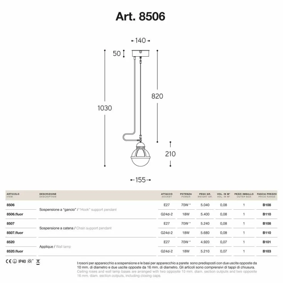 taklampa söm mässing och vitt glas Viadurini