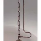 taklampa söm mässing och vitt glas Viadurini