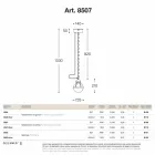 taklampa söm mässing och vitt glas Viadurini