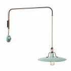 Suspension lampa med riktad arm Sally lantlig stil Viadurini