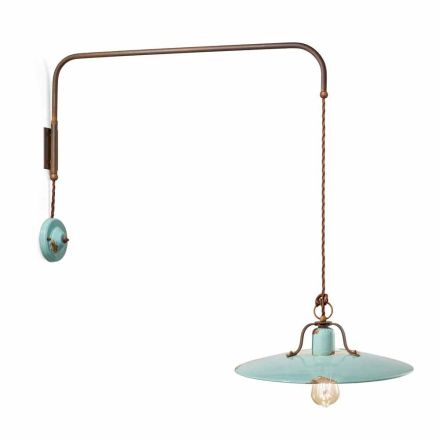 Suspension lampa med riktad arm Sally lantlig stil Viadurini
