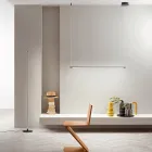 Pendellampa med LED-ljus och längdjusterbara kablar - Orange Viadurini