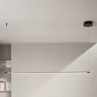 Pendellampa med LED-ljus och längdjusterbara kablar - Orange Viadurini