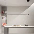 Pendellampa med LED-ljus och längdjusterbara kablar - Orange Viadurini