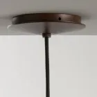 Suspension Lamp with Polyester Lampshade Made in Italy - Toscot Junction Viadurini