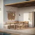 Utomhushängande lampa i mässing Tillverkad i Italien - Regn Viadurini