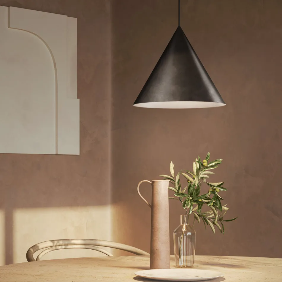 Pendellampa inomhus i grafen eller Marocko Tillverkad i Italien - Regn Viadurini