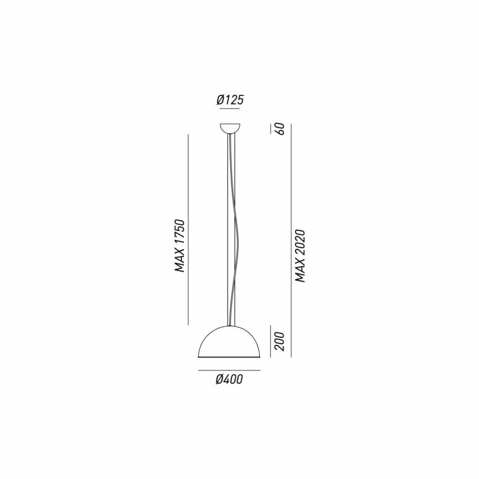 Taklampa rustik design Ø40 cm Galileo Il Fanale Viadurini