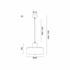 Lampa designen taklampa antik järn Jean Il Fanale Viadurini