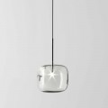 Design upphängningslampa i metall och glas Tillverkad i Italien - Donatina