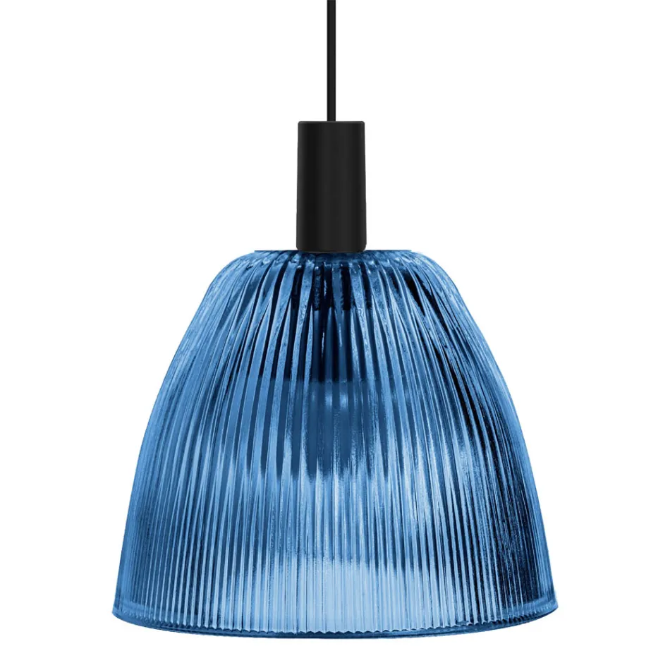 Design Pendellampa i venetianskt glas Tillverkad i Italien - Safir Viadurini