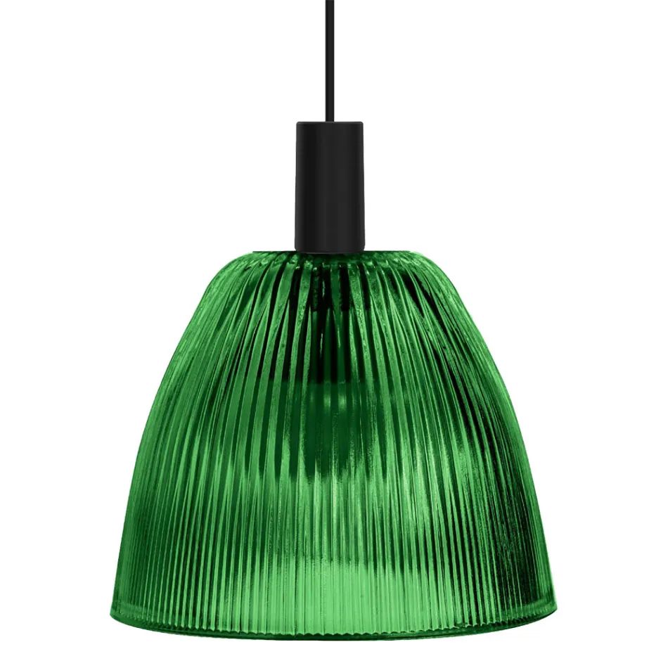 Design Pendellampa i venetianskt glas Tillverkad i Italien - Safir Viadurini