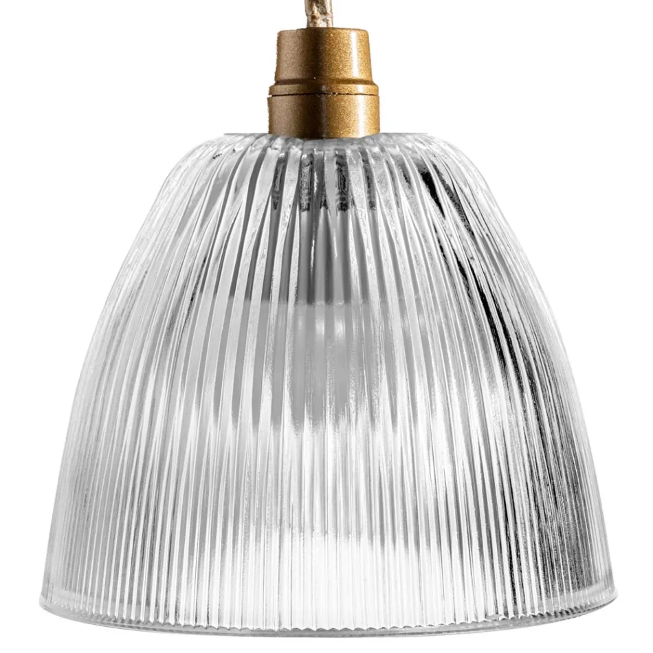 Design Pendellampa i venetianskt glas Tillverkad i Italien - Safir Viadurini